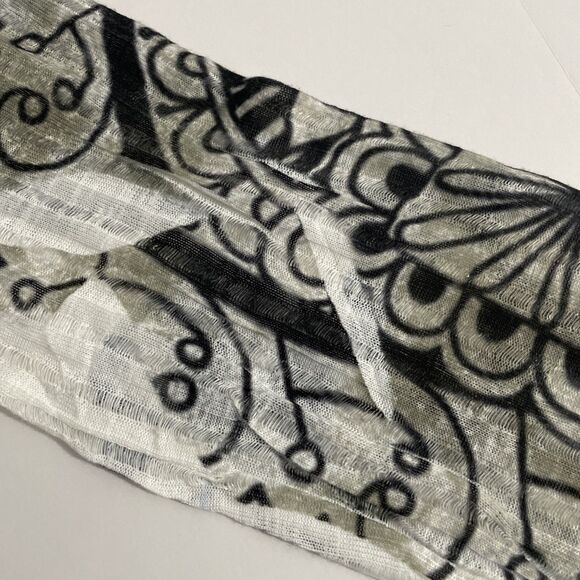 FunSport Women’s S Floral Abstract Tunic Lagenlook Long Sleeve Artsy Boho - Picture 7 of 12